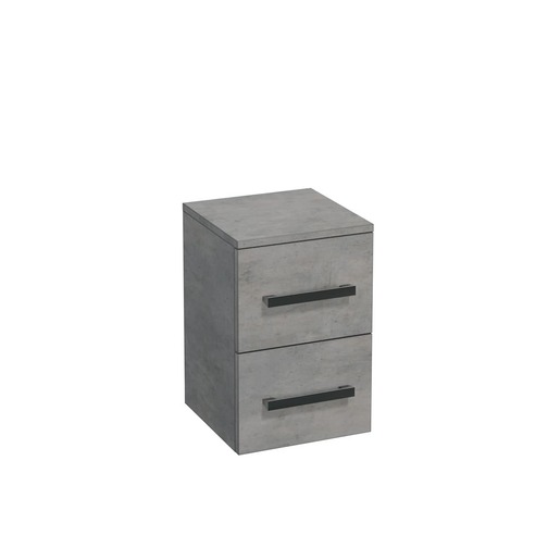 Kúpeľňová skrinka nízka Naturel Cube 32,5x51x33 cm betón mat CUBE2N32BE.