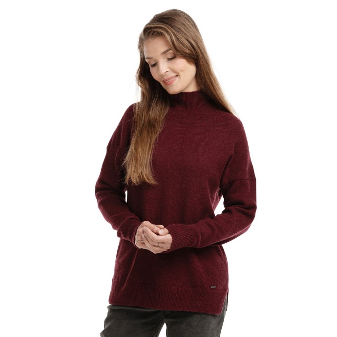 Bushman sweater Brigid burgundy XXXL.