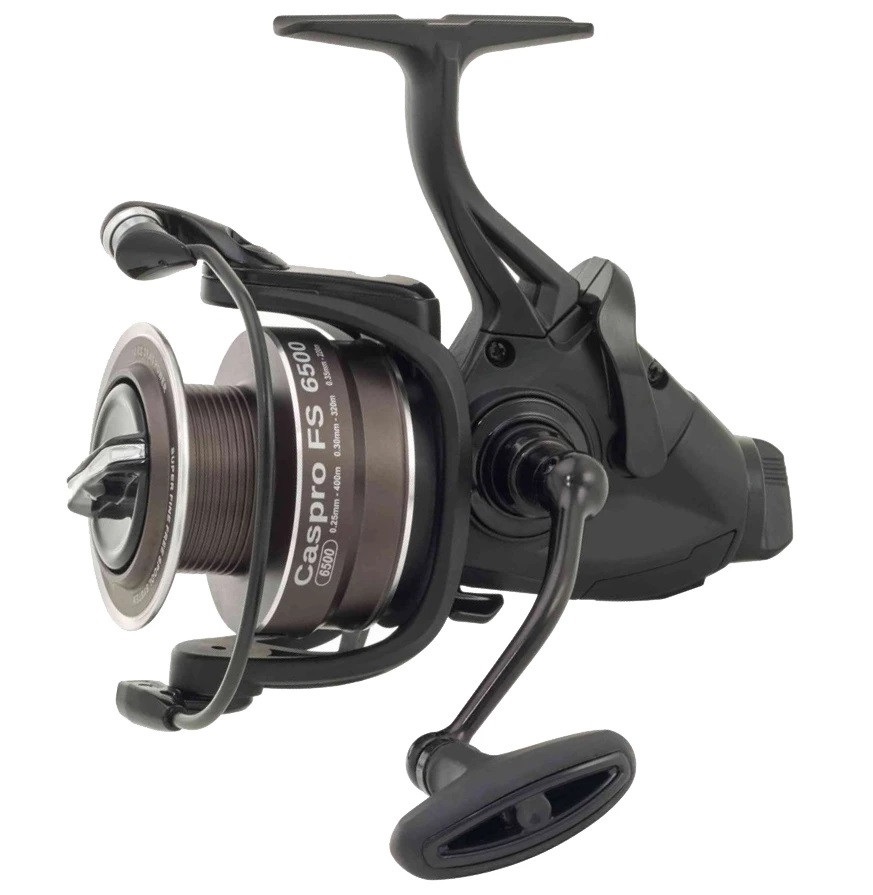 Ryobi navijak caspro fs 5500.
 Technické informácie: citlivo nastaviteľný voľnobeh cievky hliníková cievka vodotesný Carbon Drag uhlíkový systém zabraňujúci prieniku prachu kľučka vyrobená metódou CNC ochrana proti preklopeniu oblúku perový pružinový kovový klip pre uchytenie šnúry