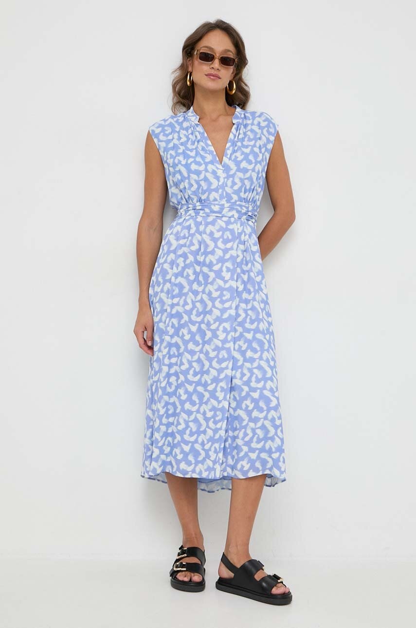 Šaty BOSS maxi, áčkový strih, 50519022.