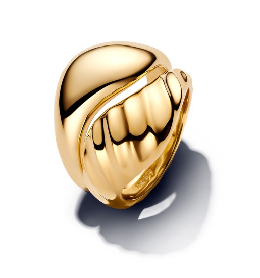 Pandora Set pozlátených prsteňov Shine Essence 163832C00 56 mm.