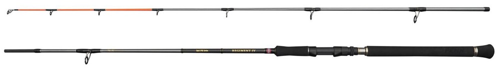 Penn prút regiment iv spin pilk 2,40 m 20-80 g 2 diely.
 •Blank z vysokomodulárneho 30T uhlíka •Konštrukcia blanku SLS3 •Očká SeaGuide odolné voči slanej vode •Ergonomická EVA rukoväť