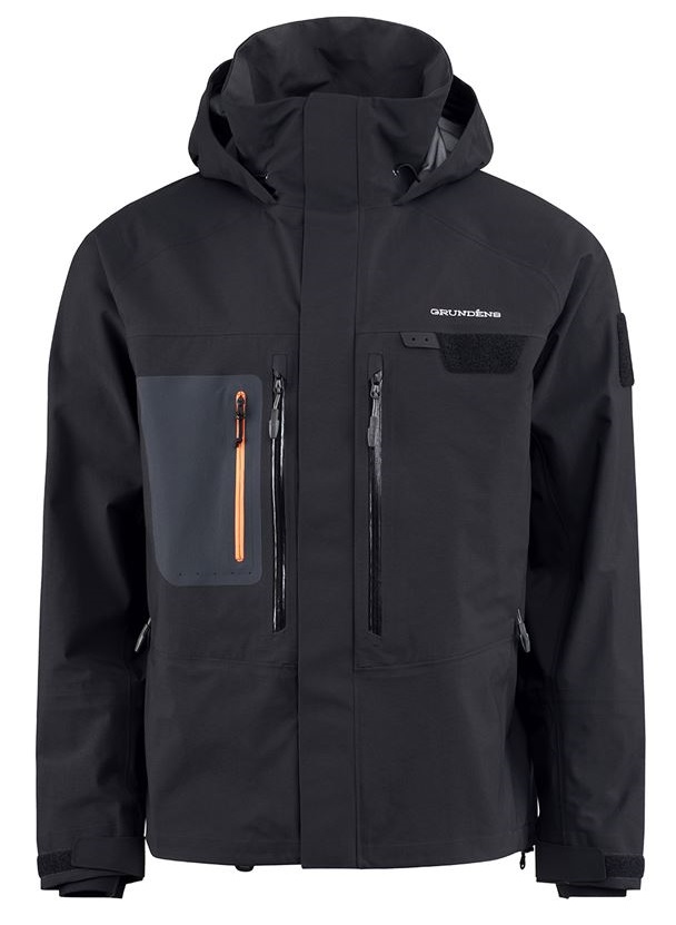 Grundéns bunda portal gore-tex wading jacket black - m.
 Táto bunda je vyrobená z 3-vrstvového laminátu GORE-TEX, ktorý zaisťuje 100% vodeodolnosť s garantovanou ochranou GORE-TEX ® 