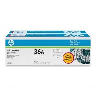 HP 36A CB436AD dvojbalení čierný originálny toner.
Originálny toner = záruka priamo od výrobcu tlačiarne
100 % použitie v tlačiarni - bezproblémové fungovanie s vašou tlačiarňou
Použitím originálnej náplne predlžujete životnosť tlačiarne
Osvedčená špičková kvalita - vysoko kvalitná a spoľahlivá tlač originálnou tlačovou kazetou od prvej do poslednej stránky
Trvalé a profesionálne výsledky tlače - dlhodobá udržateľnosť tlače
Kratšia prodleva pri tlači stránok
Garancia Vašej spokojnosti s použitím našej originálnej náplne
Zabezpečujeme bezplatnú recykláciu originálnych náplní
Zlyhanie náplne v menej ako 1% prípadov
Jednoduchá a rýchla výmena náplne

Kód výrobcu: CB436AD
