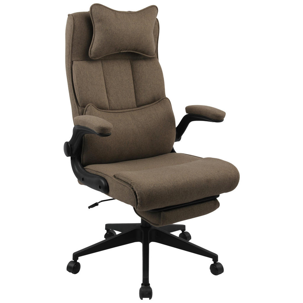 MID.YOU KANCELÁRSKE KRESLO, tkaná textília, hnedá.