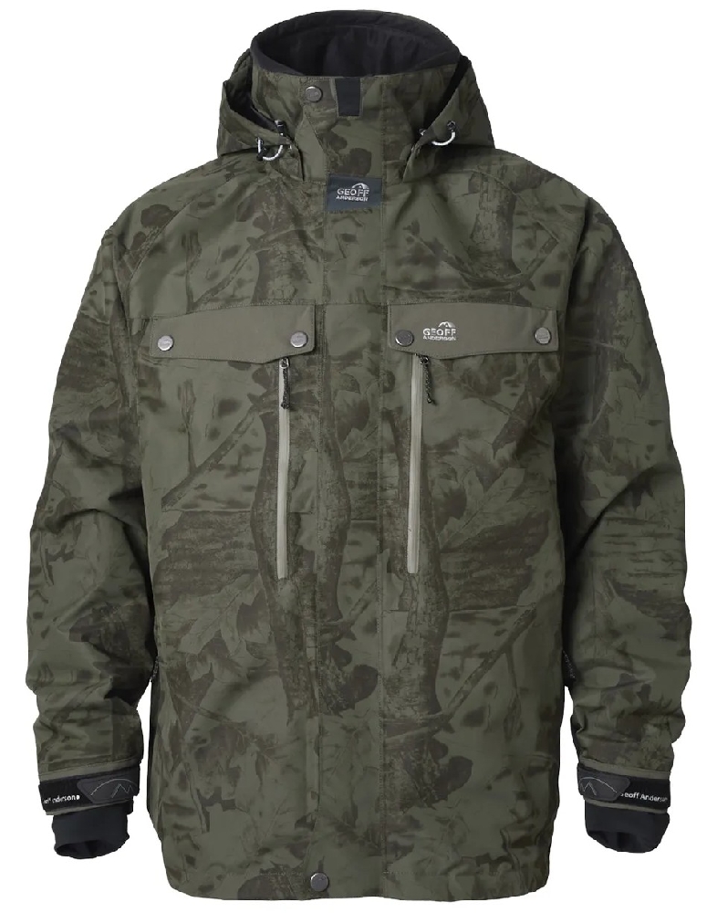 Geoff anderson bunda dozer7 leaf maskáč - m.
 Bunda je vyrobená zo 100% nepremokavých a priedušných tkanín, ktoré vám zaručia sucho a pohodlie aj pri silnom daždi alebo vytrvalom vetre.
 Dôvody na kúpu bundy Geoff Anderson Dozer7: •100% nepremokavá – odolná aj voči slanej vode •100% vetruodolná •Priedušná •Vysoko odolná proti oderu a oderu •Príprava na uchytenie príslušenstva WizTool •Dve vodeodolné náprsné vrecká so zipsami YKK® Aquaguard® •Dve vodeodolné predné vrecká •Veľké zadné vrecko •Vnútorné vodeodolné vrecko „Napoleon“ skryté za légou •Jedna vnútorné vrecko na zips •Moderný strihový dizajn pre voľnosť pohybu •Extrémna odolnosť aj pri vysokom zaťažení •3D tvarovateľná kapucňa s jednodotykovým nastavením •Kryt zipsu s mikroflísom •Rukávy šité pod uhlom – neobmedzujú pri pohybe •Manžeta s otvorom na palec chrániaca zápästie pred chladom 
 Funkcia bundy Geoff Anderson Dozer7: •1.
 Čo je liek Jumbo X?
 O značke Geoff Anderson 
 Chcete tú najvyššiu kvalitu?