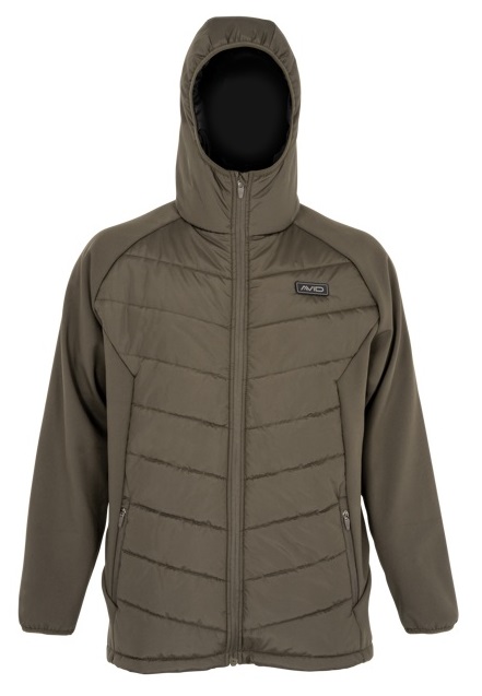 Avid carp bunda thermite hybrid jacket - s.
 Vlastnosti: •Dve vrecká na ruky so zipsom a značkovými jazdcami • Elastické manžety pre pohodlné a bezpečné padnutie •Moderný strih a univerzálny dizajn vhodný pre každodenné nosenie aj vonkajšie aktivity •Veľkosti: S–3XL