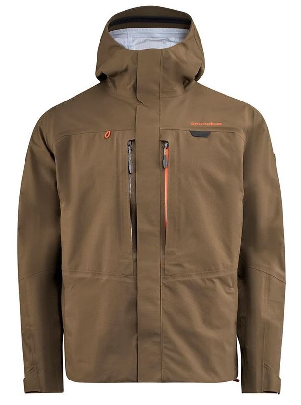 Grundéns bunda vector wading jacket otter - s.
 Rybárska bunda je vyrobená zo 100% nylonu s trojvrstvovou vodeodolnou a priedušnou membránou, ktorá zaisťuje vysokú odolnosť bez toho, aby bola ohrozená pohodlnosť nosenia.
 Špecifické vlastnosti: 
 •Bunda je vyrobená zo 100% nylonu s trojvrstvovou vodeodolnou a priedušnou membránou, ktorá zaisťuje vysokú odolnosť a pohodlnosť nosenia.