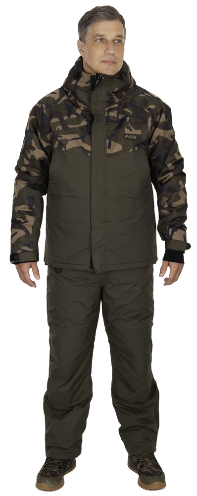 Fox zimný oblek khaki/camo wintersuit - xxl.