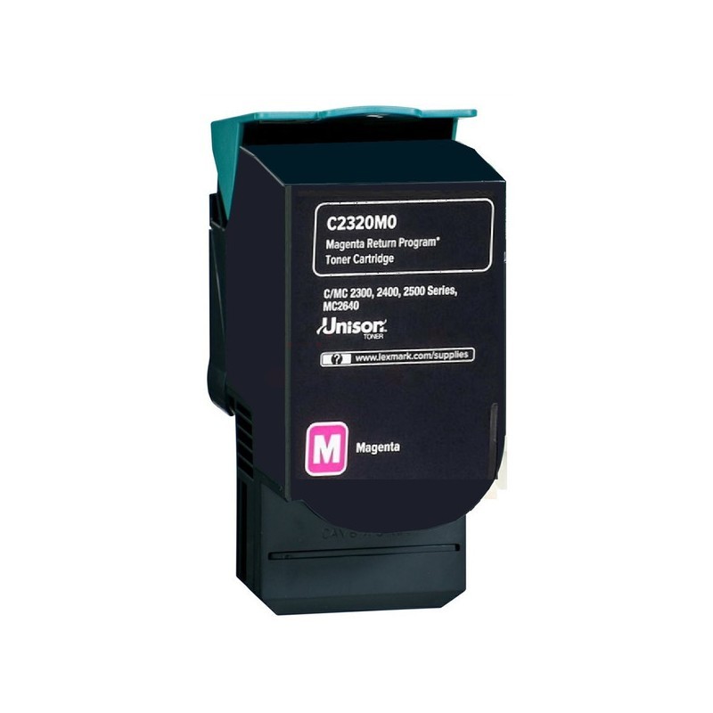 Lexmark C240X30 purpurový (magenta) originálny toner.
Originálny toner = záruka priamo od výrobcu tlačiarne
100 % použitie v tlačiarni - bezproblémové fungovanie s vašou tlačiarňou
Použitím originálnej náplne predlžujete životnosť tlačiarne
Overená špičková kvalita - vysoko kvalitná a spoľahlivá tlač originálnou tlačovou kazetou od prvej do poslednej stránky
Trvalé a profesionálne výsledky tlače - dlhodobá udržateľnosť tlače
Kratšia prodleva pri tlači stránok
Garancia Vašej spokojnosti s použitím našej originálnej náplne
Zabezpečujeme bezplatnú recykláciu originálnych náplní
Zlyhanie náplne v menej ako 1% prípadov
Jednoduchá a rýchla výmena náplne

Kód výrobcu: C240X30