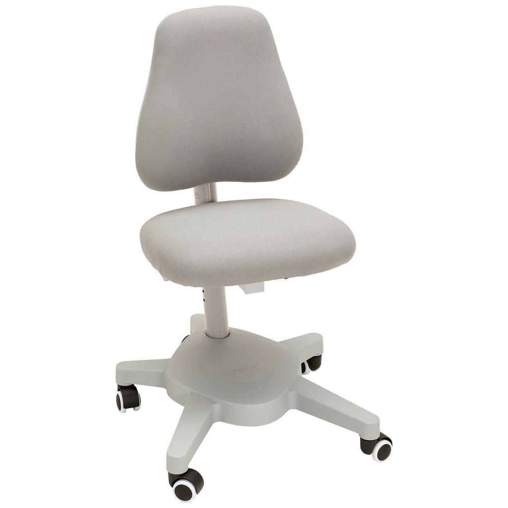 Flexa OTOČNÁ STOLIČKA PRE MLÁDEŽ, jemný džersej, sivá.