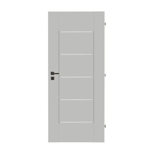 Naturel Aura interiérové dvere ľavé 60 cm sivá matná AURASM60L.