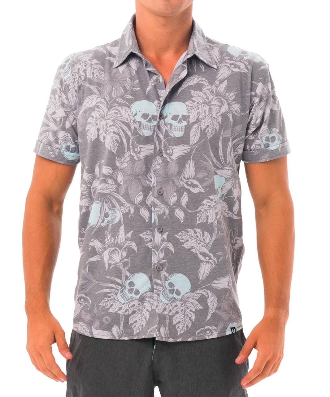 Pánska košile 69SLAM WILD GARDEN BLUE (MTQWGN-BL) S.