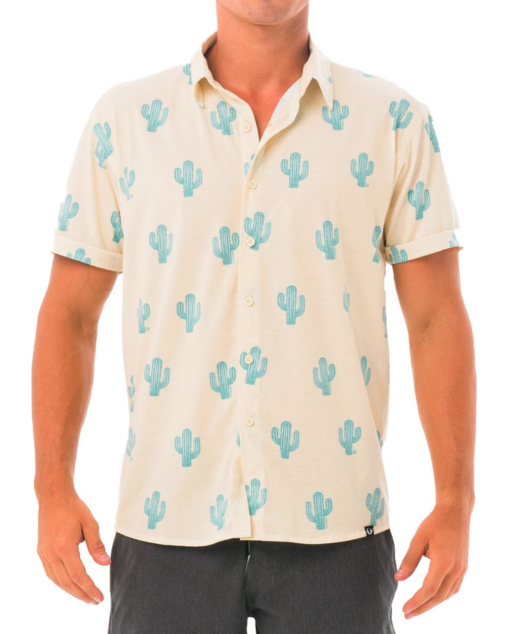 Pánska košile 69SLAM DESERT SCENE YELLOW (MTQDNE-YL) XL.