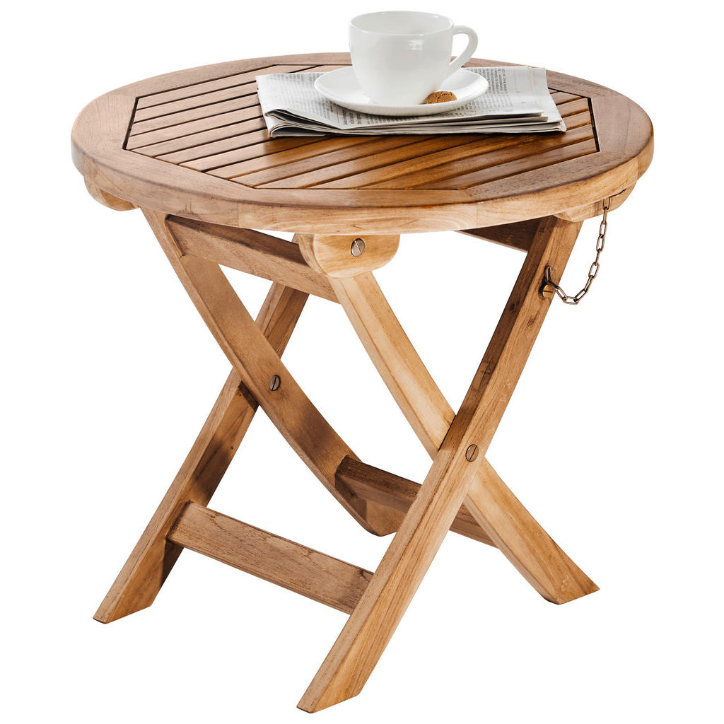 Ambia Garden ZÁHRADNÝ PRÍRUČNÝ STOLÍK, drevo, 50/50/45 cm.