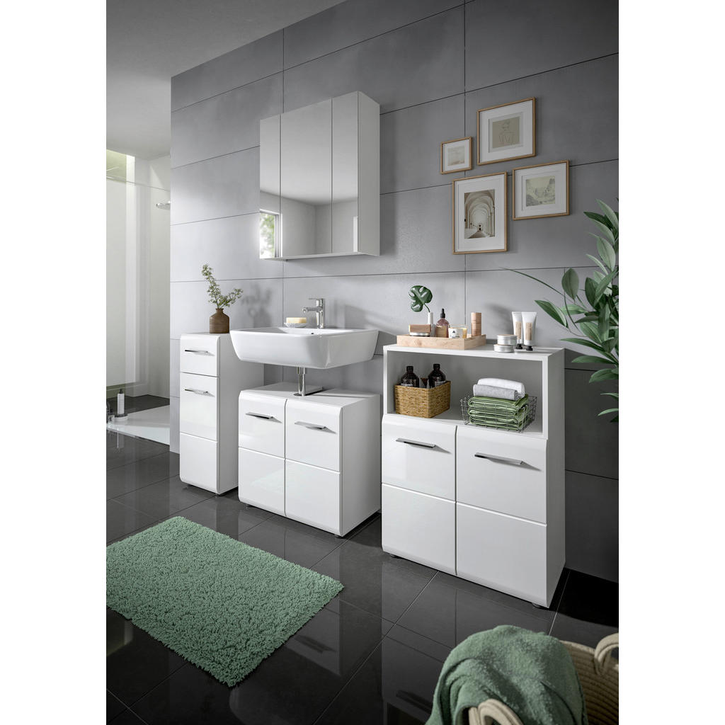 MID.YOU KÚPEĽŇA biela s vysokým leskom.