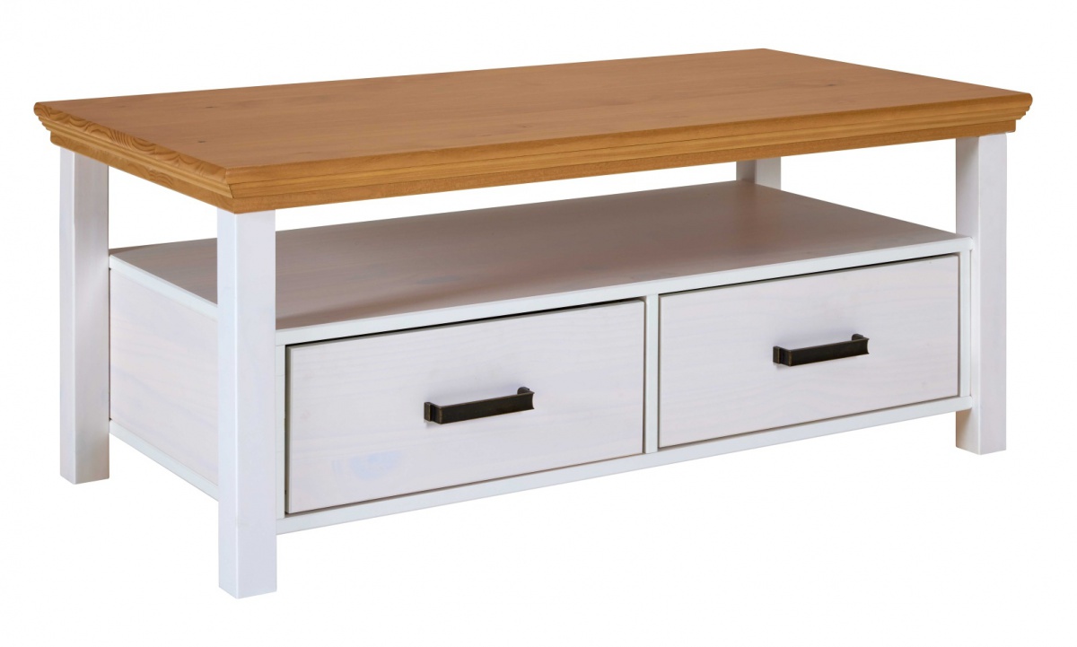 Konferenčný stolík z masívu malcolm - biela/dub.

 

Masívne drevo prirodzene zlepšuje vnútornú klímu a ľahko sa udržuje: utrite vlhkou handričkou (prípadne s jemným čistiacim prostriedkom), potom dosucha vytrite.