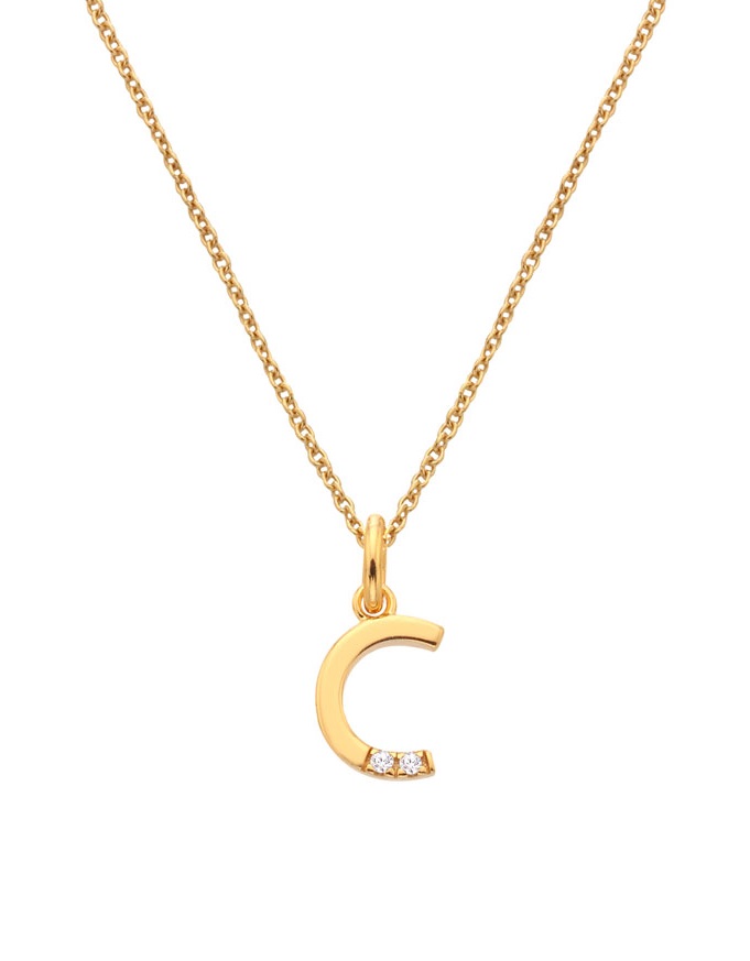 Hot Diamonds Pozlátený náhrdelník Hot Diamonds C Jac Jossa Soul DP941 (retiazka, prívesok).