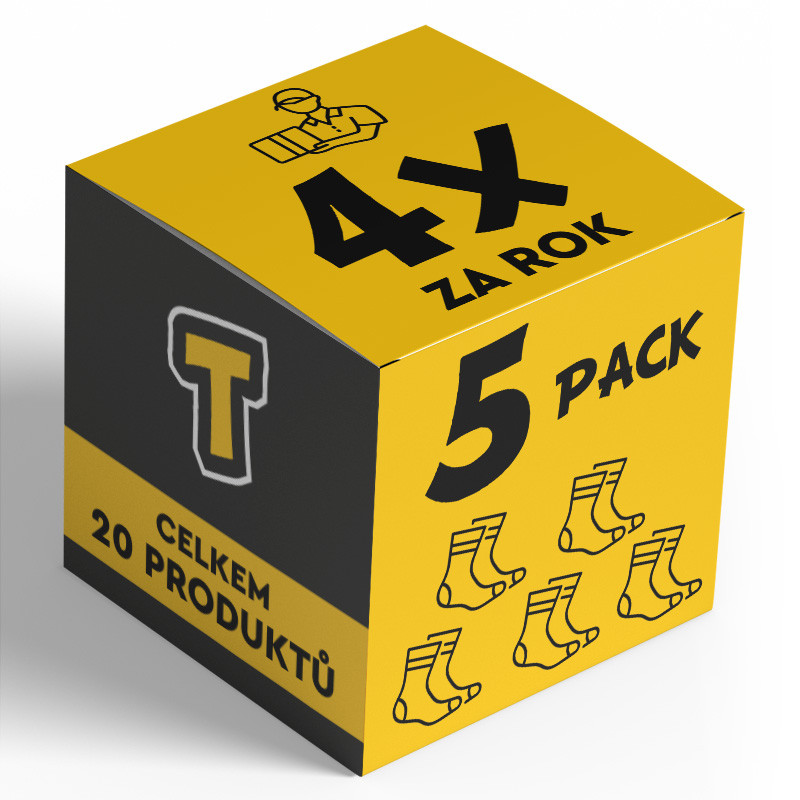 5PACK  4x zeķes potītes zeķes bambusa melnas - ceturkšņa gada abonements Nedeto S.
Nedeto bambusa zeķes katrai dienai
Bambusa zeķes jūs iepriecinās jau pirmajā mēģinājumā, pateicoties to mīkstajam materiālam, kas labi valkā.
Kāpēc izvēlēties Nedeto zeķu abonēšanu uz visu gadu?

Tikai ar vienu klikšķi jums nav jāuztraucas par iepirkšanos visa gada garumā.


Par nepārspējamu cenu jūs saņemat 20 visērtākās zeķes.


Ik pēc 3 mēnešiem mēs piegādājam paku ar 5 Nedeto bambusa zeķu pāriem.


Jūs izveidojat pasūtījumu un 2 darba dienu laikā saņemat savu pirmo Nedeto zeķu 5 iepakojumu, bet pēc 3 mēnešiem, šī mēneša 1.


Pasta izdevumi abonementa ietvaros ir bezmaksas.