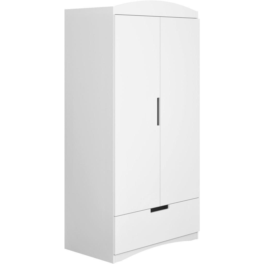 MID.YOU DETSKÁ ŠATNÍKOVÁ SKRIŇA, biela, 90/183,5/52 cm.