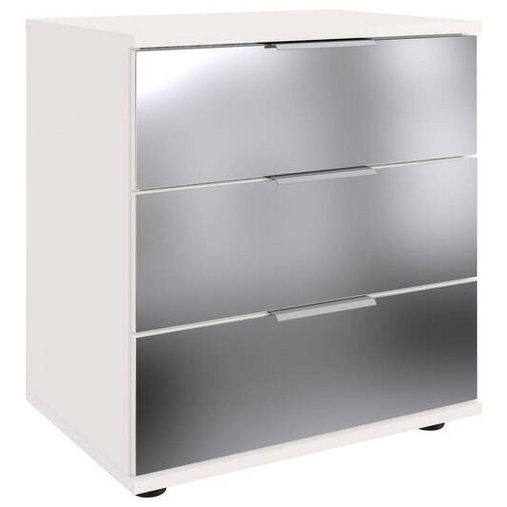 MID.YOU NOČNÝ STOLÍK, číra, biela, 52/58/38 cm.