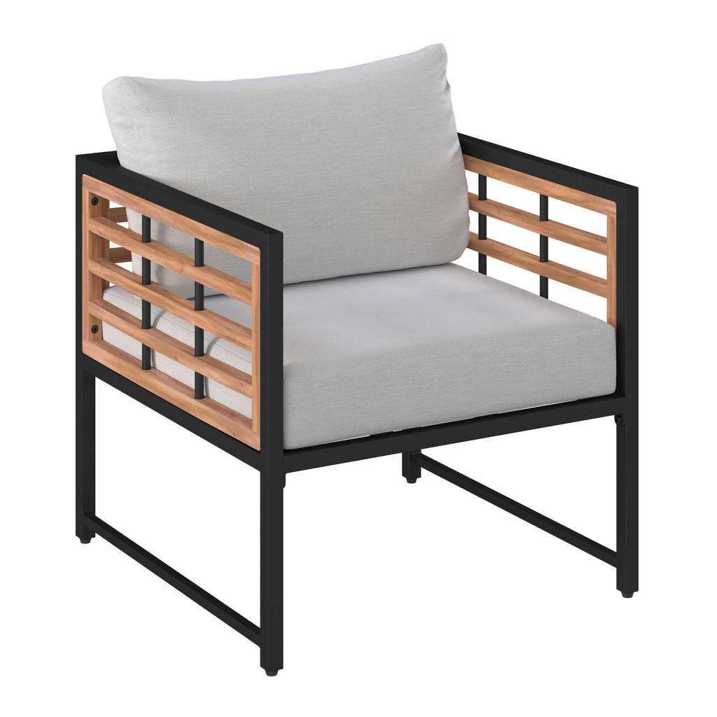 Ambia Garden KRESLO NA TERASU, drevo, kov, textil.