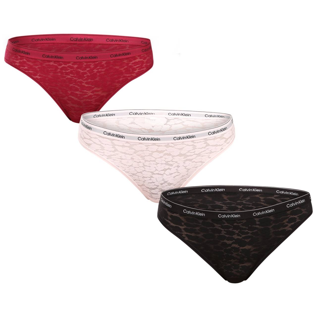 3PACK dámske nohavičky Calvin Klein viacfarebné (QD5069E 325) M.
Podčiarknite svoju osobnosť kvalitnou spodnou bielizňou a doprajte si pohodlie s dámskymi nohavičkami Calvin Klein, ktoré spájajú ikonický dizajn a praktický strih.
Ľahké, priedušné a dokonale pružné
Materiál s vysokým obsahom nylonu je ľahký, jemný na dotyk a dokonale odvádza vlhkosť.
Športová elegancia s dávkou ženskosti
Nohavičky majú klasický nižší strih s vykrojenými bokmi, ktoré opticky predlžujú nohy.
Prečo si nohavičky Calvin Klein zamilujete

Pohodlný materiál, ktorý s vami „dýcha“ a pekne sa prispôsobí vášmu telu.
Atraktívny dizajn a štýlová tkaná guma s logom.
Prémiová kvalita od značky Calvin Klein, ktorá vás nesklame.

Spodnú bielizeň Calvin Klein milujú ľudia na celom svete
Výnimočná spodná bielizeň Calvin Klein patrí k stáliciam módneho priemyslu.
Ako sa starať o spodnú bielizeň Calvin Klein
Aby vaše obľúbené nohavičky zostali dlho v skvelom stave, odporúčame dodržiavať tieto tipy na údržbu.

Pranie: Per na 30 ° C, ideálne ručne alebo v ochrannom vrecku.
Sušenie: Nohavičky môžeš sušiť v sušičke, ale na najnižšiu teplotu.
Žehlenie: Nežehliť – vďaka hladkému povrchu nie je žehlenie nutné a mohlo by poškodiť elastické vlákna.

Tip: Vaša obľúbená spodná bielizeň si zaslúži šetrné zaobchádzanie.