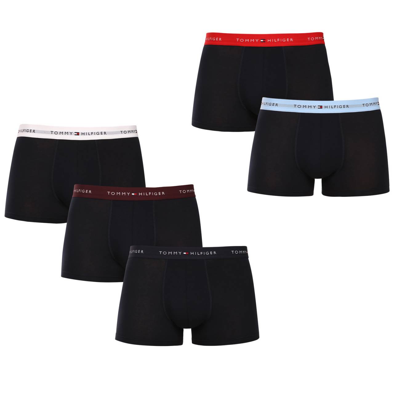 5PACK pánske boxerky Tommy Hilfiger čierné (UM0UM03061 0TN) M, trenky.
Doprajte si nadčasový štýl a špičkový komfort s pánskymi boxerkami od značky Tommy Hilfiger.
Prémiový materiál pre maximálne pohodlie
Boxerky Tommy Hilfiger sú vyrobené z jemnej, na dotyk veľmi príjemnej bavlny s prímesou elastanu, ktorý im dodáva pružnosť a dlhú životnosť.
Ikonyický štýl a precízny strih
Boxerky majú dlhšie nohavičky, ktoré sa nevyhrávajú a poskytujú dostatočné zakrytie a komfort.
Prečo by vám boxerky Tommy Hilfiger nemali chýbať

Prémiová bavlna s elastanom: Mäkká, priedušná a pohodlná na celodenné nosenie.
Dlhšie nohavičky a vyšívaný guma: Stabilita, štýl a žiadne rolovanie.
Elegantný a nadčasový dizajn: Skvelé na každodenné aj špeciálne príležitosti.

Spodná bielizeň Tommy Hilfiger je zárukou najvyššej kvality
Značka Tommy Hilfiger sa stala ikonou amerického obliekania pred takmer 40 rokmi a jej farebnosť v odtieňoch modrej, červenej a bielej je rozpoznateľná na prvý pohľad.
Ako sa starať o boxerky Tommy Hilfiger

Pranie: Per na 30 °C.
Sušenie: Boxerky možno sušiť v sušičke pri nízkej teplote.
Žehlenie: V prípade potreby je možné ich žehliť na nižšiu teplotu.

Tip: Nájdenie ideálneho kúsku spodnej bielizne môže byť niekedy náročné.