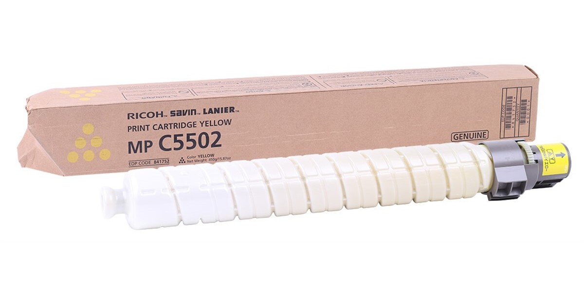 Ricoh 841756, 842021, 841684 žltý (yellow) originální toner.
Originálny toner = záruka priamo od výrobcu tlačiarne
100 % použitie v tlačiarni - bezproblémové fungovanie s vašou tlačiarňou
Použitím originálnej náplne predlžujete životnosť tlačiarne
Osvedčená špičková kvalita - vysoko kvalitná a spoľahlivá tlač originálnou tlačovou kazetou od prvej do poslednej stránky
Trvalé a profesionálne výsledky tlače - dlhodobá udržateľnosť tlače
Kratšia prodleva pri tlači stránok
Garancia Vašej spokojnosti s použitím našej originálnej náplne
Zabezpečujeme bezplatnú recykláciu originálnych náplní
Zlyhanie náplne v menej ako 1% prípadov
Jednoduchá a rýchla výmena náplne

Kód výrobcu: 841756