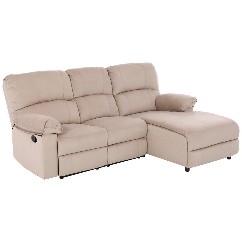 P & B ROHOVÁ SEDACIA SÚPRAVA, textil, béžová.