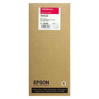 Epson T6423 purpurová (magenta) originálna cartridge.
Originálna cartridge = záruka priamo od výrobcu tlačiarne
100 % použitie v tlačiarni - spoľahlivá a bezproblémová tlač
Použitím originálnej náplne predlžujete životnosť tlačiarne
Overená špičková kvalita - jasný a čitateľný text, jemná grafika, kvalitnejšie obrázky
Použitie originálnej kazety ponúka rýchly a vysoký výkon a pritom stabilné výsledky = EFEKTÍVNA TLAČ
Jednoduchá inštalácia a údržba
Zabezpečujeme bezplatnú recykláciu originálnych náplní
Garancia Vašej spokojnosti s použitím našej originálnej náplne

Kód výrobcu: C13T642300