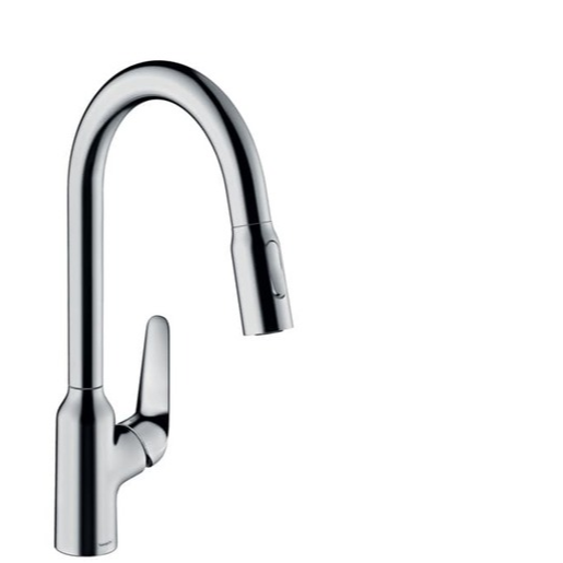 Hansgrohe Focus drezová batéria s vyťahovacou spŕškou, 2 prúdy chróm 71820000.