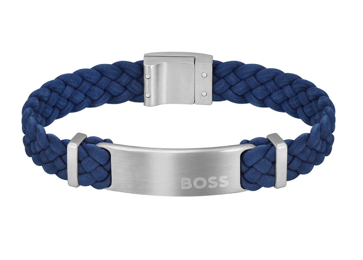 Hugo Boss Fashion pánsky semišový náramok Dylan 1580609 17,5 cm.