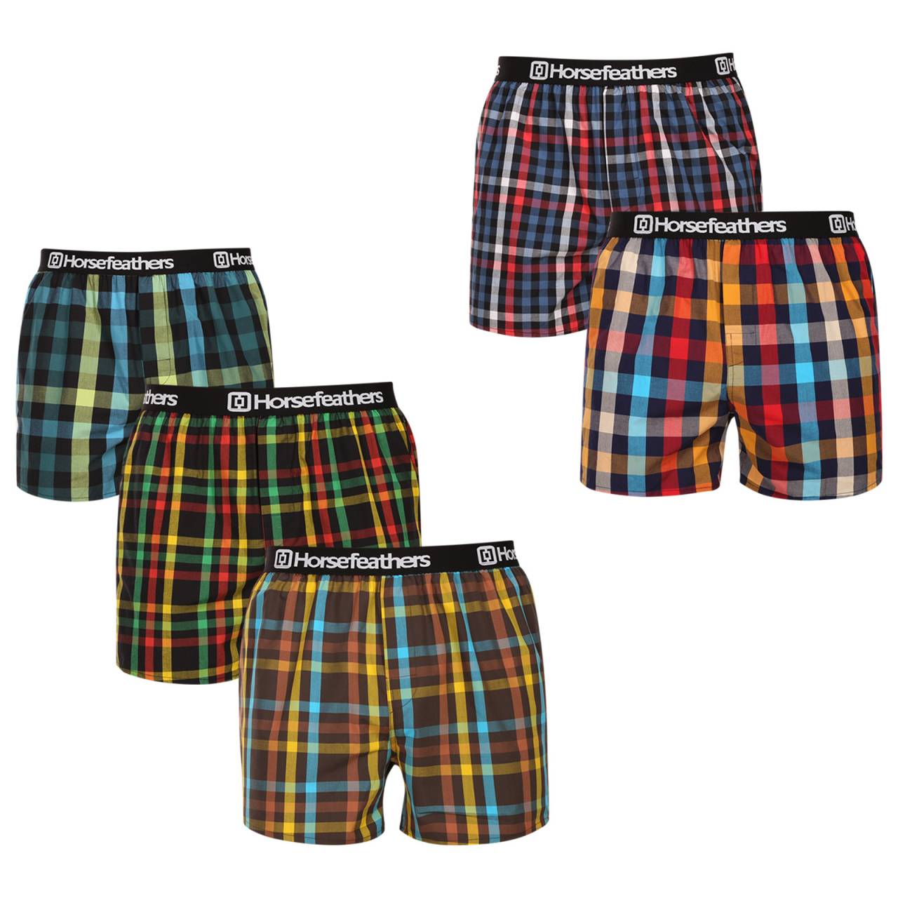 5PACK pánske trenky Horsefeathers Clay Bundle 2 (AM284B) XL, trenírky.
Ukážte svoj štýl a zmysel pre humor s pánskymi šortkami Horsefeathers.
Kvalitný materiál pre dokonalé pohodlie
Šortky Horsefeathers sú vyrobené zo 100 % bavlny, čo znamená, že vám ponúknu príjemný pocit na pokožke.
Originálny dizajn a pohodlné nosenie
Každý pár šortiek je vybavený jedinečnou potlačou, ktorá dodá vášmu šatníku štýl a moderný nádych.
Prečo si tieto šortky zamilujete?

Originálne potlače, ktoré dodajú zábavu každému dňu.


Pohodlný materiál a voľný strih pre celodenné pohodlie.


Kvalitné spracovanie od značky Horsefeathers, ktorá je synonymom štýlu a spoľahlivosti.

Pánske šortky Horsefeathers majú štýl
Slovo „horsefeathers“ znamená v angličtine „úplný nezmysel“, ale spodná bielizeň od rovnomennej značky vás presvedčí, že pri jej kúpe žiadny nezmysel nehrozí.
Ako sa starať o svoje nové šortky
Aby ste sa uistili, že vaše šortky zostanú čo najdlhšie v skvelej forme, dodržiavajte tieto pokyny:

Pranie: Perte pri maximálnej teplote 30°C s jemnými pracími prostriedkami.


Sušenie: Sušenie v bubnovej sušičke neodporúčame, aby sa materiál nezrazil alebo nepoškodil potlač.


Žehlenie: Šortky môžete žehliť pri nízkej teplote.

Tip: Staňte sa expertom na údržbu spodnej bielizne vďaka radám v našom článku a doprajte svojim obľúbeným kúskom starostlivosť, akú si zaslúžia.