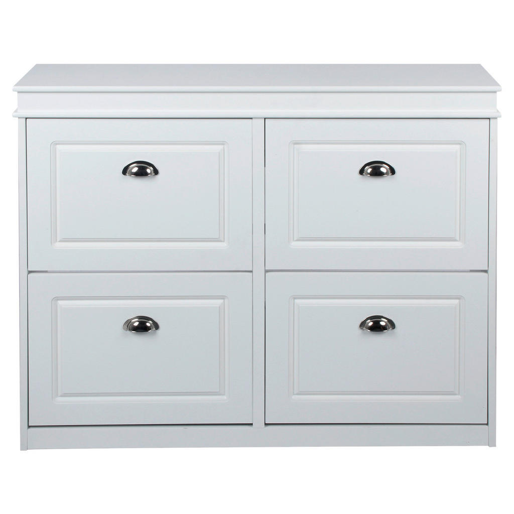 Landscape VÝKLOPNÁ SKRINKA NA TOPÁNKY, biela, 105/82/24 cm.