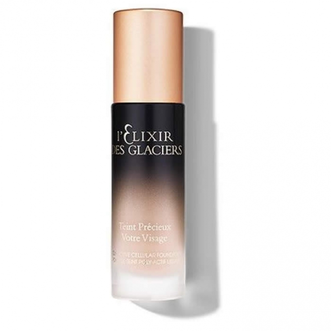 Valmont Vyhladzujúci tekutý make-up Elixir des Glaciers Teint Precieux (Smoothing Foundation) 30 ml Ivory in Shangai.