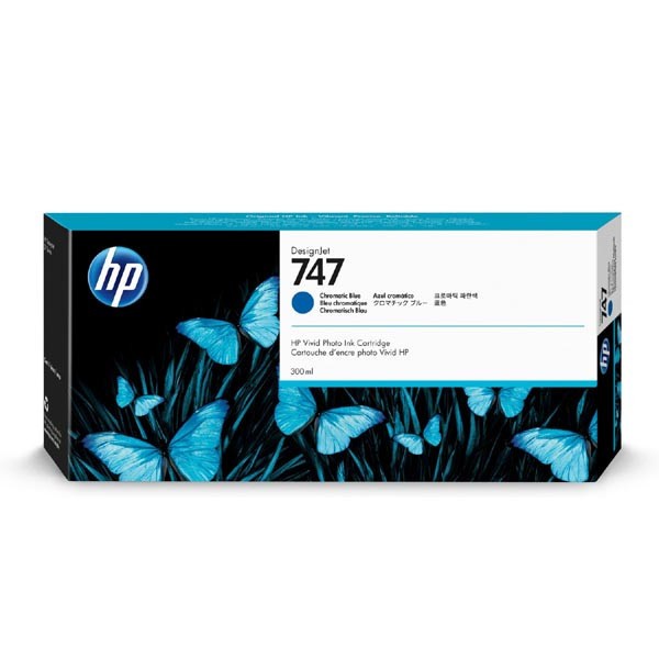 HP 747 P2V85A chromatická modrá (chromatic blue) originálna cartridge.
Originálna cartridge = záruka priamo od výrobcu tlačiarne
100 % použitie v tlačiarni - spoľahlivá a bezproblémová tlač
Použitím originálnej náplne predlžujete životnosť tlačiarne
Overená špičková kvalita - jasný a čitateľný text, jemná grafika, kvalitnejšie obrázky
Použitie originálnej kazety ponúka rýchly a vysoký výkon a pritom stabilné výsledky = EFEKTÍVNA TLAČ
Jednoduchá inštalácia a údržba
Zabezpečujeme bezplatnú recykláciu originálnych náplní
Garancia Vašej spokojnosti s použitím našej originálnej náplne

Kód výrobcu: P2V85A