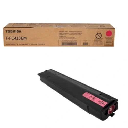 Toshiba T-FC415EM 6AJ00000178 purpurový (magenta) originálny toner.
Originálny toner = záruka priamo od výrobcu tlačiarne
100 % použitie v tlačiarni - bezproblémové fungovanie s vašou tlačiarňou
Použitím originálnej náplne predlžujete životnosť tlačiarne
Overená špičková kvalita - vysoko kvalitná a spoľahlivá tlač originálnou tlačovou kazetou od prvej do poslednej stránky
Trvalé a profesionálne výsledky tlače - dlhodobá udržateľnosť tlače
Kratšia prodleva pri tlači stránok
Garancia Vašej spokojnosti s použitím našej originálnej náplne
Zabezpečujeme bezplatnú recykláciu originálnych náplní
Zlyhanie náplne v menej ako 1% prípadov
Jednoduchá a rýchla výmena náplne

Kód výrobcu: T-FC415EM