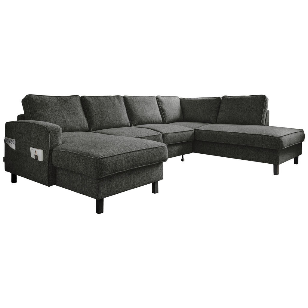 MID.YOU SEDACIA SÚPRAVA, textil, tmavosivá.