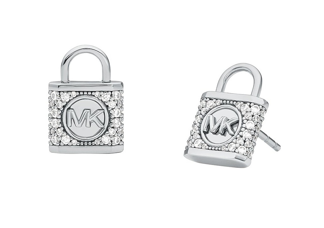 Michael Kors Originálne strieborné náušnice so zirkónmi Premium MKC1628AN040.