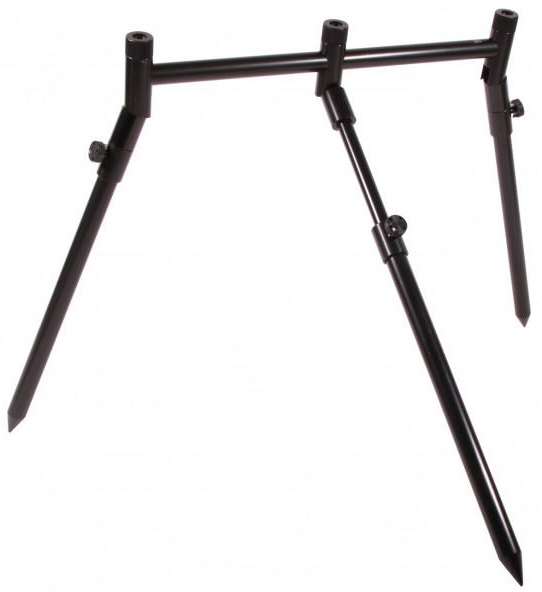 Sonik stojan xtractor 3 rod tri pod.
 Keď pripevníte centrálnu vidličku, môžete upravovať uhol, v ktorom tripod je.
 Špecifikácia: • Rýchlo postaviteľný tripod pre aktívnych rybárov • K dispozícii vo verzii na 2 a 3 prúty • Robustná 16/20 mm konštrukcia • Ľahká hliníková konštrukcia s pozi-lock upevnením • Sklápacie nožičky s prispôsobiteľným uhlom na centrálnej vidličke • Môžete použiť ako klasický buzzbar • Xtractor 2-Rod Tri-Pod hmotnosť: 325 g • Xtractor 3-Rod Tri-Pod hmotnosť: 415 g