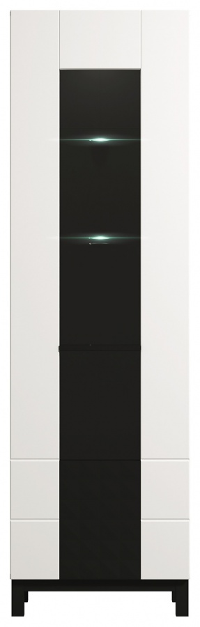 Vysoká vitrína s osvetlením stiletto - biela/čierna.

 

Rozmery vysokej vitríny s osvetlením Stiletto sú 58x204x35cm (š, v, h).

 

Všetky produkty z kolekcie Stiletto nájdete nižšie v súvisiacich