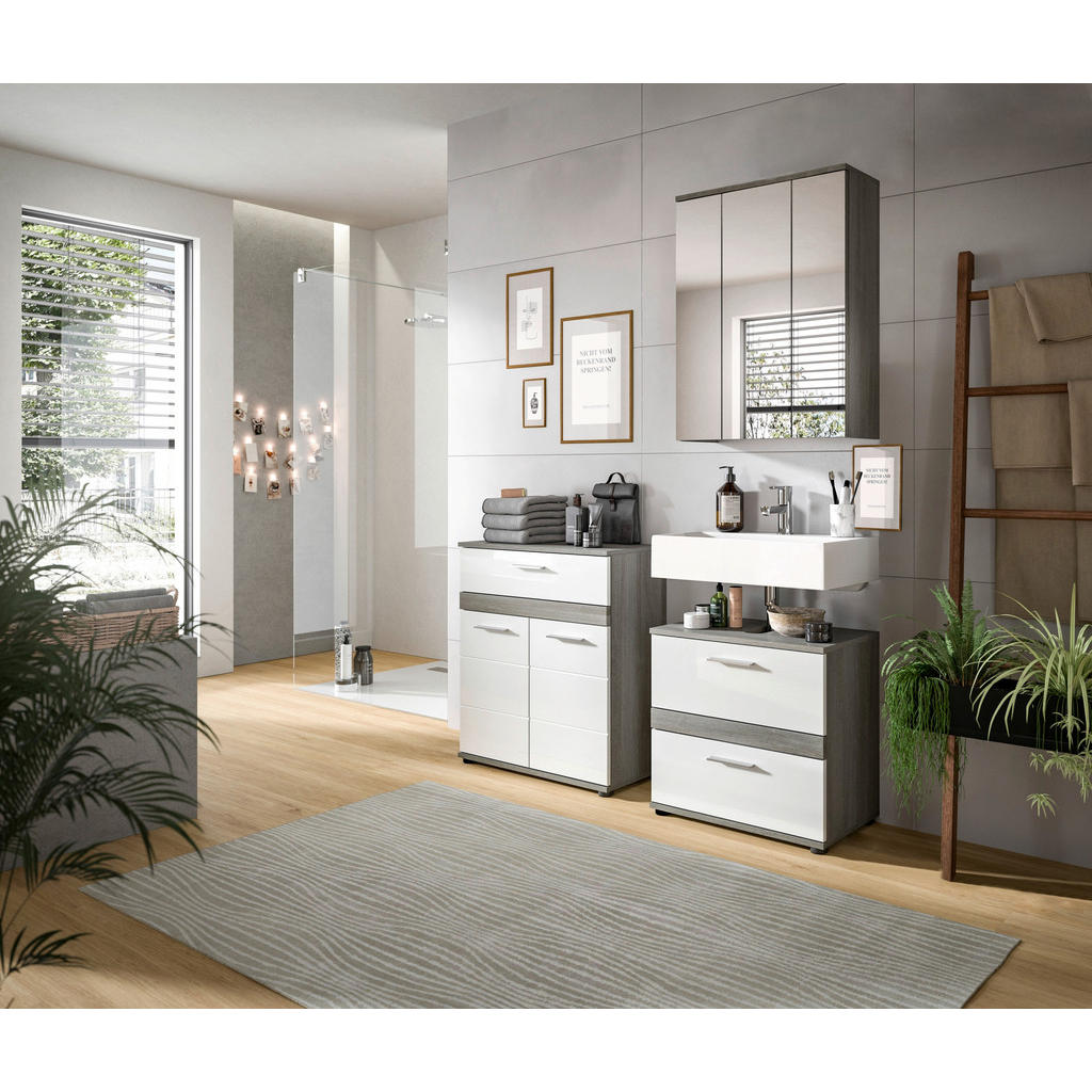 MID.YOU KÚPEĽŇA biela s vysokým leskom.