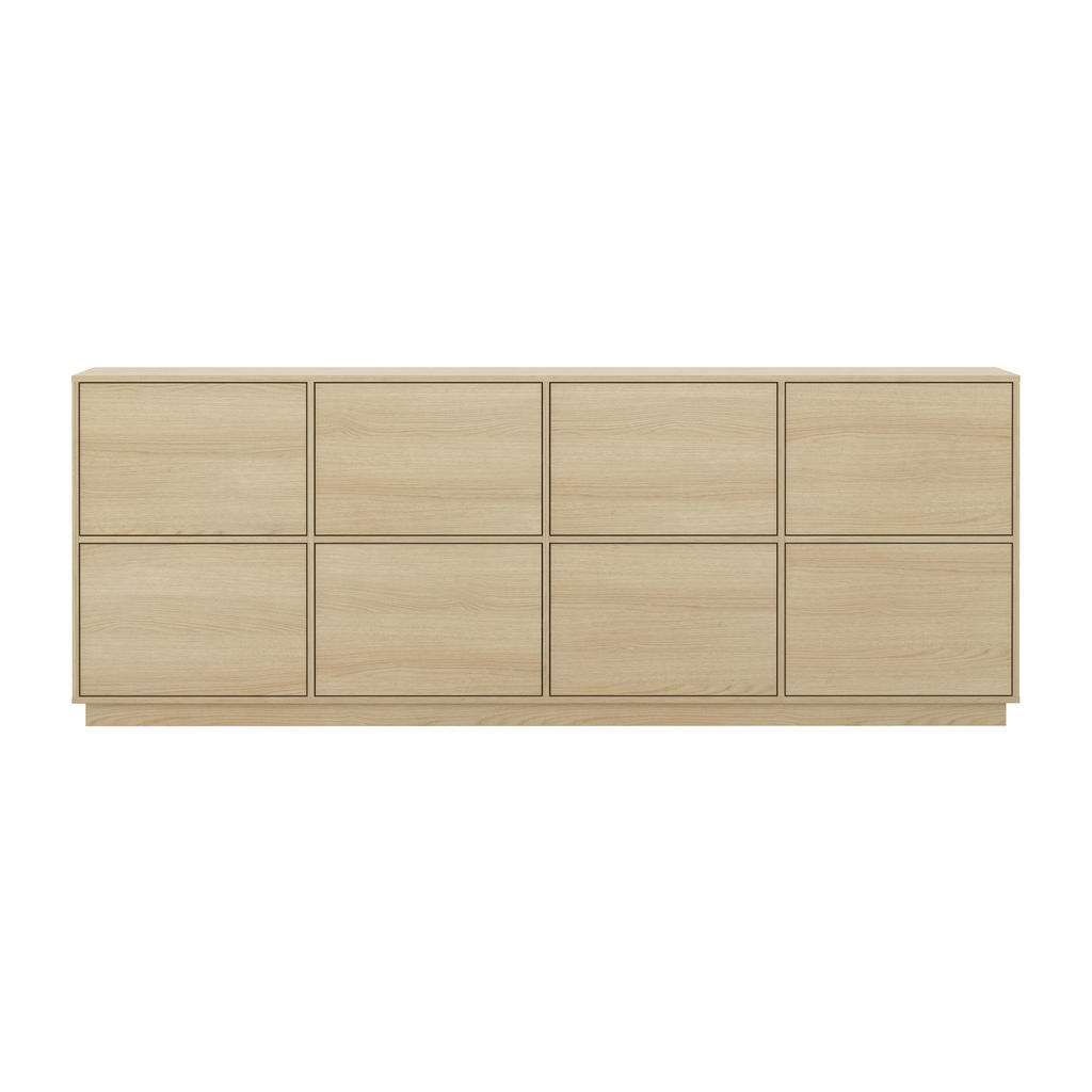 MID.YOU ŠIROKÁ KOMODA, farba duba, 220,5/82,5/41,5 cm.