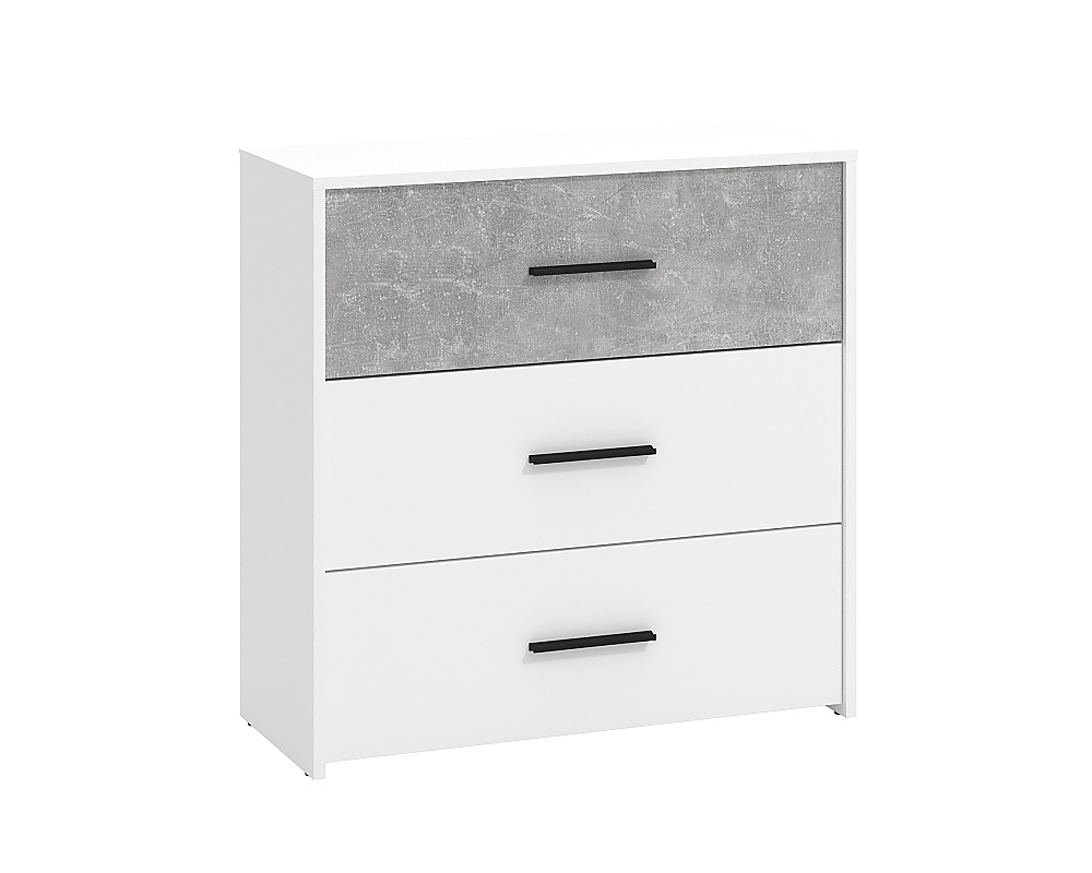 Zásuvková komoda geralt - biela/betón.

 

Komoda štandardnej veľkosti s tromi priestrannými a širokými zásuvkami je ideálnou voľbou do každej miestnosti.

 

Rozmery zásuvkovej komody Geralt sú 80,5x80,5x33cm (š, v, h).

 

Všetky produkty z kolekcie Geralt nájdete nižšie v súvisiacich produktoch.