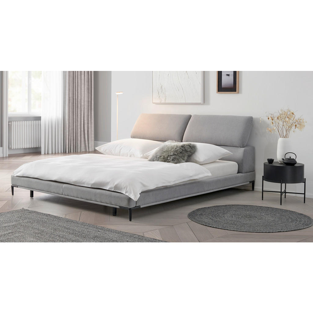 Livetastic ČALÚNENÁ POSTEĽ, 180/200 cm, sivá.