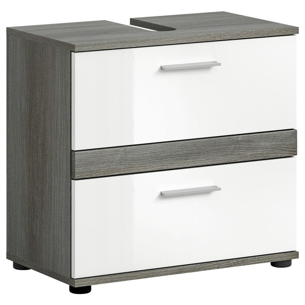 MID.YOU SKRINKA POD UMÝVADLO, biela s vysokým leskom, 60/57/34 cm.