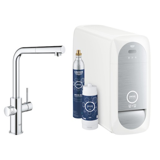 Grohe Blue Home drezová batéria s vyťahovacou sprškou chróm 31539000 G31539000.