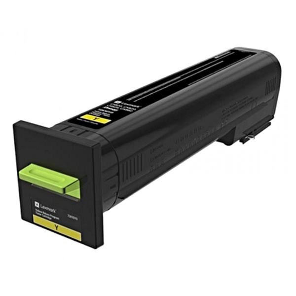 Lexmark 72K2XY0 žltý (yellow) originálny toner.
Originálny toner = záruka priamo od výrobcu tlačiarne
100 % použitie v tlačiarni - bezproblémové fungovanie s vašou tlačiarňou
Použitím originálnej náplne predlžujete životnosť tlačiarne
Osvedčená špičková kvalita - vysoko kvalitná a spoľahlivá tlač originálnou tlačovou kazetou od prvej do poslednej stránky
Trvalé a profesionálne výsledky tlače - dlhodobá udržateľnosť tlače
Kratšia prodleva pri tlači stránok
Garancia Vašej spokojnosti s použitím našej originálnej náplne
Zabezpečujeme bezplatnú recykláciu originálnych náplní
Zlyhanie náplne v menej ako 1% prípadov
Jednoduchá a rýchla výmena náplne

Kód výrobcu: 72K2XY0