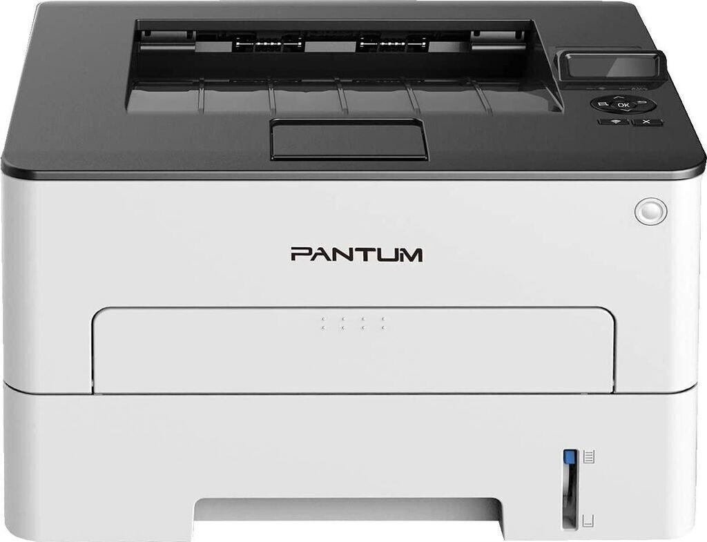Pantum P3010DW laserová tlačiareň.

Rýchlosť tlače: až 30 strán za minútu
Automatická obojstranná tlač (duplex)
Konektivita: USB, Wi-Fi, Ethernet a NFC
Rozlíšenie až 1200 × 1200 dpi
Kapacita zásobníka: 250 listov, odporúčaný mesačný objem 3 000 strán
Ekonomická prevádzka: oddelený toner a obrazový valec
Jednoduchá inštalácia a jednoduchá údržba
Rýchle prebudenie z úsporného režimu
Profesionálna čiernobiela tlač

Obsah balenia
Laserová tlačiareň Pantum P3010DW, štartovací toner (cca 1 000 strán), napájací kábel a USB kábel, používateľská príručka a inštalačný návod